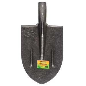 Лопата штыковая (NA1695) остроконечная рельсовая сталь с ребрами жесткости