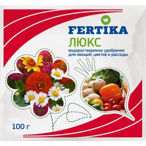Фертика Люкс для овощей, цветов и рассады (100 г)