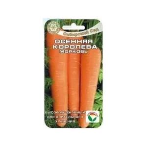 Морковь Осенняя королева (2гр). Сиб. сад