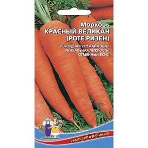 Морковь Роте Ризен (Красный великан). Уральский дачник